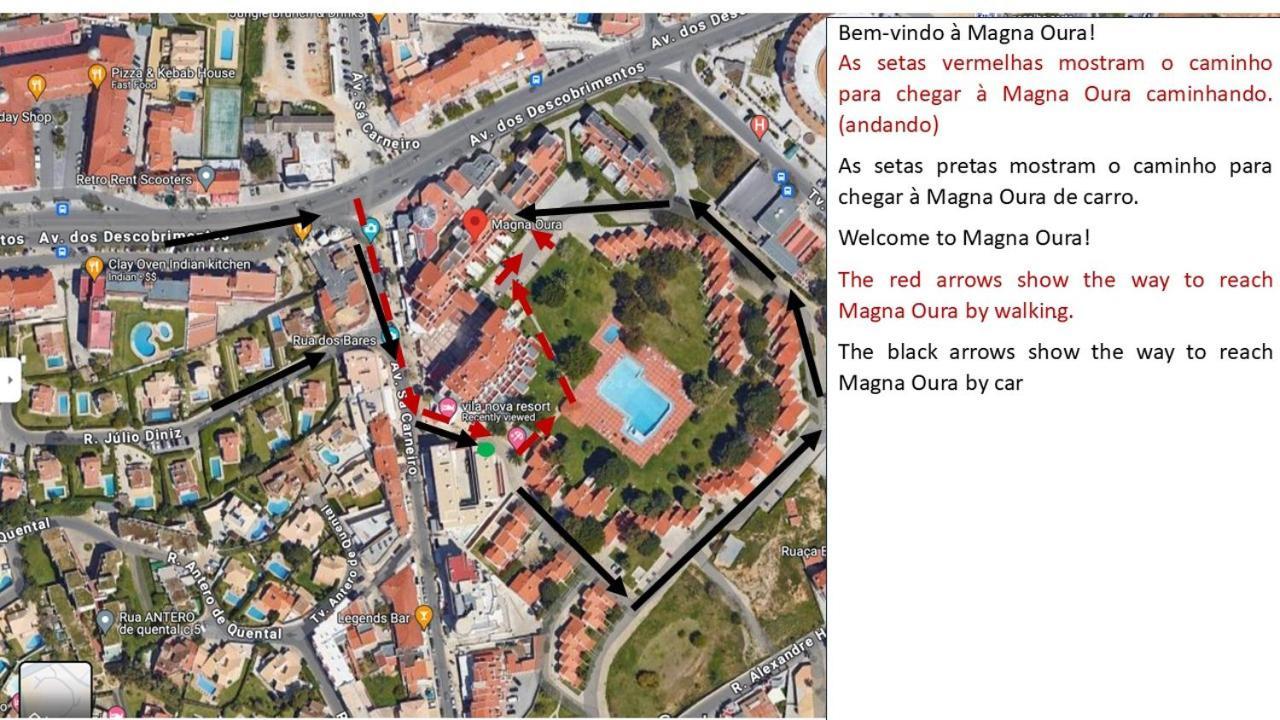 Magna Oura Hotel Albufeira Bagian luar foto